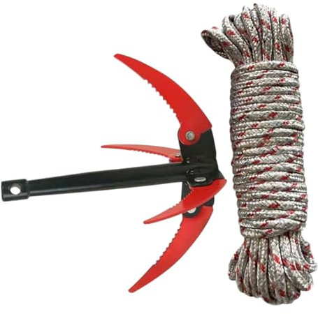 HANABASS Outils Pliables pour Enlever Herbe Outil Extérieur Rasoir Acier Inoxydable Râteau Aquatique Arracheur Étang