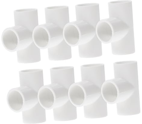 DOITOOL 10piezas Accesorios de PVC de Conector para Muebles de Invernadero Accesorios de PVC para Estructura de Soporte