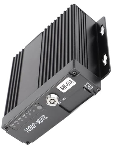 Halearo 4CH mini realtidsbil DVR full HD-videoinspelare med fjärrkontroll för fordon