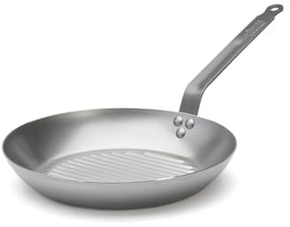 DE BUYER -5530.30 -poele grill carbone plus ø 30cm, Argent