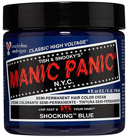 Manic Panic High Voltage® Classic Cream Formula Colour Hair Dye 118ml (Shocking™ Blue)