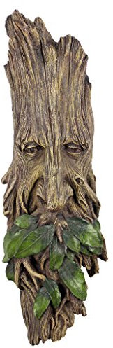 Design Toscano Murmure Wilhelm Tree Ent Sculpture Murale, 38 cm, polyrésine, palette complète de couleur