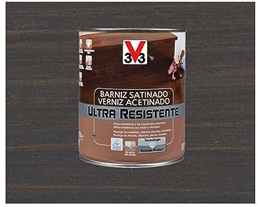 V33 BARNIZ INTERIOR ULTRA RESISTENTE SATINADO WENGUÉ 0,75L