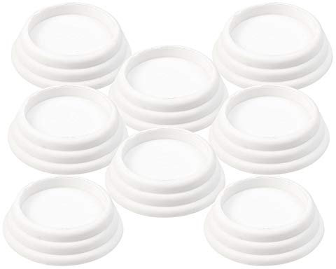 8 amortisseurs de vibrations universels, coloris blanc [Infactory]