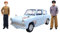 Mattel Harry Potter und Ron Weasley im fliegenden Auto, Spielset mit 2 Puppen und 1 Spielzeugauto, Spielzeug für Kinder ab 6 Jahren, HHX03