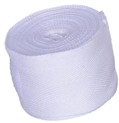 rongweiwang Bandages de Boxe pour Les Mains et Les Poignets pour Adultes et Enfants, pour Le Taekwondo, Le Muay thaï et Kickboxing, Blanc, 5m