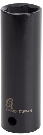 SUNEX Tools 2626 1/2-Inch Drive 13/16-Inch Extra Thin Wall Deep Impact Socket