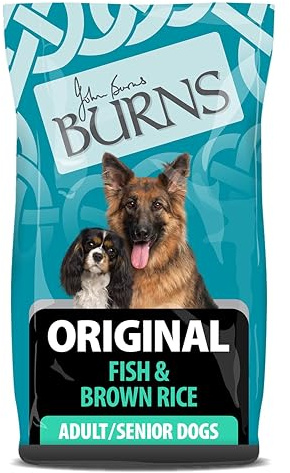 Burns Pet Nutrition Hypoallergenic Complete Dry Dog Food Adult and Senior Dog Original Fish and Brown Rice 2 kg