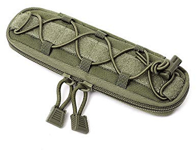 WYNEX taktisk knivfodral, MOLLE-ficklampa, verktygsfickor, enkel pistolhållare, patronklämma, extern multiverktygsficka i nylon