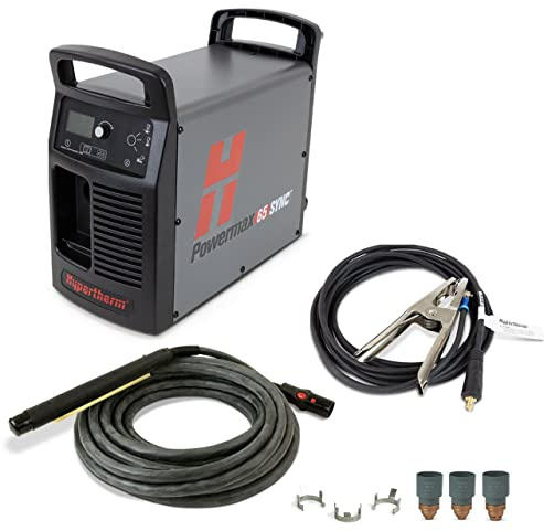 Hypertherm Powermax 65 SYNC Plasma Cutter w/CPC Port, 25 ft. 180 Degree Machine Torch 083349