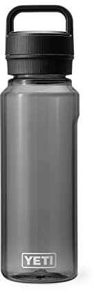 YETI Yonder 1L/34 oz Water Bottle with Leakproof Yonder Chug Cap, Charcoal