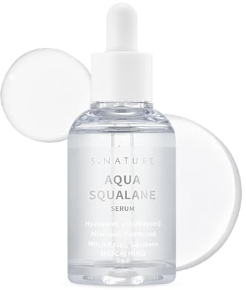 Aqua Squalane Serum 50 ml | Soothing, Moisturising, Pore Care, Sebum Control, 1.69 ml
