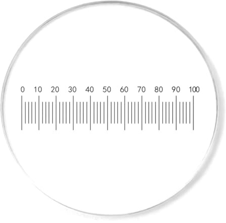 Eyepiece Calibration Ruler Slides Microscope Micrometer Microscope Calibration Slide Stage Micrometer