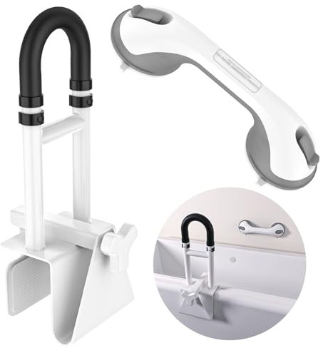Bathtub Grab Bar,YuanDe 20x6 Inch Adjustable Bathtub Safety Rail