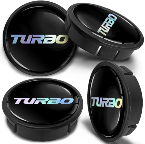 SkinoEu 4 x 60 mm ABS billegering hjul center universella fälgar nav mittlock med silikon klistermärke automatisk inställning logotyp emblem hologram Turbo CX 64