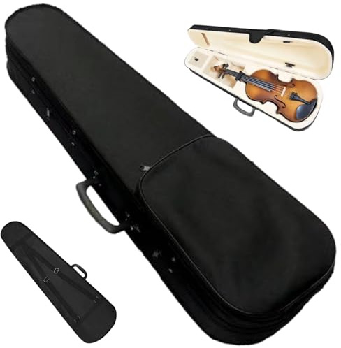 Étui triangulaire professionnel pour violon 4/4, accessoire léger pour étudiants et enseignants