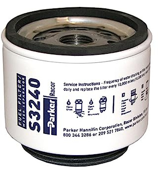 Racor Gasolina Spin-On Series - Separador de combustible y agua, 120R-RAC-01 - S3240