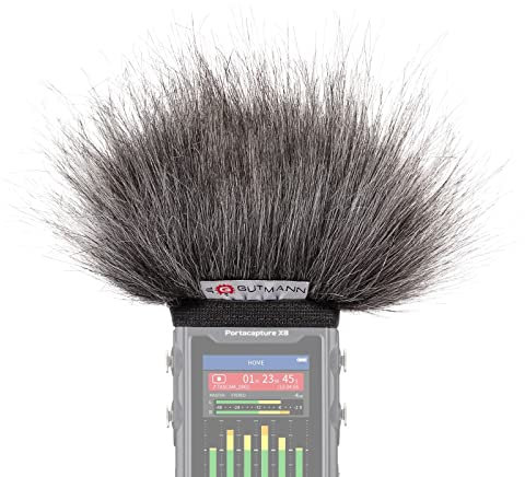 Gutmann Microphone Anti-Vent pour Tascam Portacapture X6 / X8 Grey - Fabriqué en Allemagne