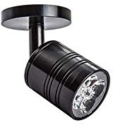 OZZKI Recessed Black COB Surface Mounted Downlight High Brightness Anti-glare COB Ceiling Lamp Rotatable Adjustable Surface Mounted Spotlight for Household Decoration Business Commercial Lighting Inte