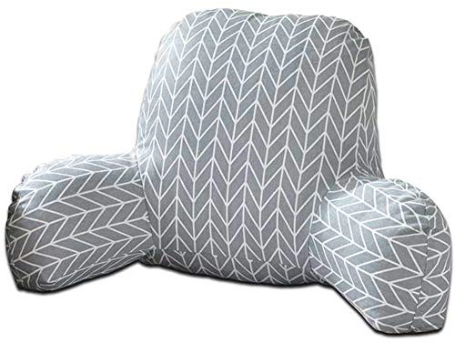 Ymxygz Cuscino per Schienale con Supporto per Il Braccio Tessuto in Cotone E Lino in Peluche Riposo per Letto Sedia per Seggiolino Auto Cuscino Lombare per Divano