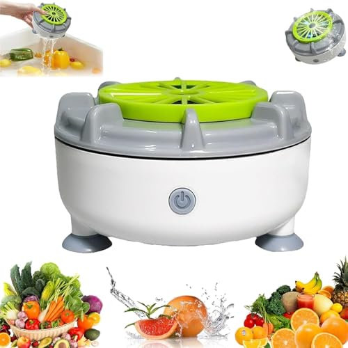 Lave Fruits Portable, Lave-Fruits Automatique et Efficace, Nettoyeur à Ultrasons Machine à Laver Légumes électrique Nettoyeur de Fruits Rechargeable pour Nettoyage des Fruits Légumes et Viandes