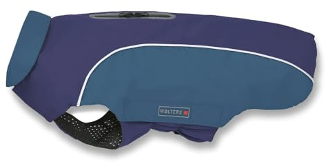 Wolters Regenjacke Easy Rain | Perfekter Schutz bei Regenwetter für Hunde | Farbe Dunkelblau Gr. 44 (Rückenlänge 43-45 cm)