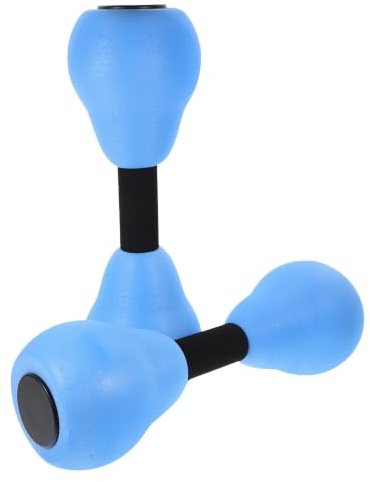 SHINEOFI Lot de 2 Haltères à Eau Légers en Eva pour Exercices Aquatiques en Piscine, Faciles à Nettoyer et Entretenir, Adaptés à Tous Niveaux et Âges