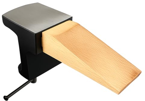 BENCH WIZARD Combination Anvil & Bench Pin | Cast Iron Surface 2-7/8 (7.3 cm) x 2-1/2 (6.4 cm) | Perfect for Flattening & Layout | Suitable for <1-3/4 (4.4 cm) Bench | Enhance Your Craft