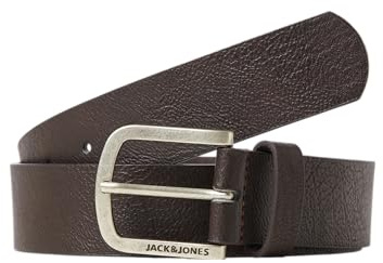 Jack & Jones Jacharry Belt Noos Cinturón, Marrón (Black Coffee Black Coffee), 95 para Hombre