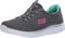 Skechers Damen Summits Sneaker, Grey Anthracite Green, 41 EU