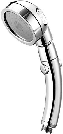 Handbrause (ohne Schlauch und Halterung) – Hochdruck-Wassersparend, 360 Grad drehbar, verstellbarer Duschkopf mit An-/Aus-Schalter und 3 Sprüheinstellungen, Wohnmobil, Badezimmer, Duschbrause