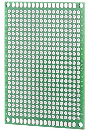 10 PCB Doppia Faccia 5x7cm per Prototipazione Elettronica Scheda Circuito Stampato Saldatura DIY