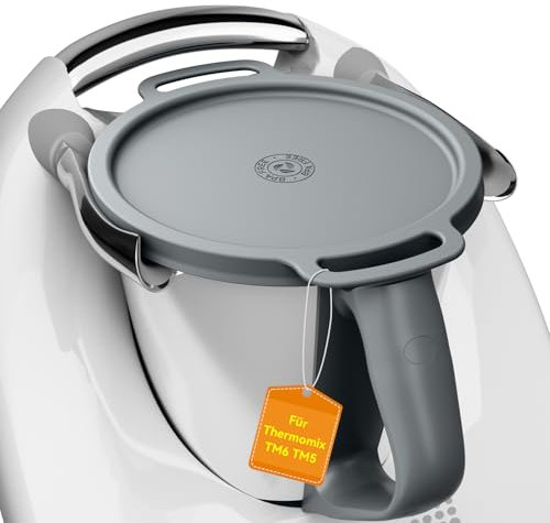 OTOmitra Tapa de silicona para Thermomix TM6/TM5, tapa de accesorios para Thermomix, sin bisfenol A, tapa hermética de la olla de mezcla Thermomix, cubierta de silicona sostenible para Thermomix