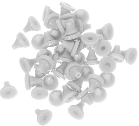 OUNONA 200 boquillas de silicona de repuesto para cabezal de ducha - Sellador de orificios de ducha - Repuestos para cabezales de - Puntas de silicona para salidas de agua de 0,3