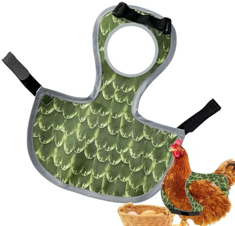 Selle di pollo per galline | Grembiule riutilizzabile lavabile | Giacche protettive per pollo, per covate, pollame, bestiame, , animali domestici all'aperto e interni