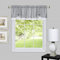 Achim Home Furnishings Curtain Mantovana Morbida per Finestra, Tessuto, Grigio/Bianco, W 58 x L 14 (1 Panels)