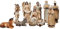 The Healing Corner Christmas Nativity Set Traditional Xmas Scene 10 figures 6 Multicolour