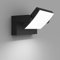 Klighten 24W Außenwandleuchte Aussenleuchte, Wasserdicht IP65 Wandleuchte Innen Außen Wandlampe mit Schwenkbar LED Panel Außenlampe für Garten Flur, Schwarz, 1500 Lumen, Kaltes Weiß 5700K-6000K
