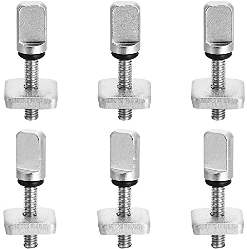 6 Pieces Surfing Accessories No Tool Stainless Steel Fin Screw Thumb Fin Screw for Men Women Surfboard Surf Longboard Paddleboard and SUP
