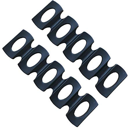 2 Pack Black Bottle and Can Easy Stacker Foldable Wine Beer Racker Space Saver Perfect for Kitchen Cabinet and Fridge Storage Rack