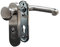 Buddy4Home house accessoires Tür-Schutzbeschlag Profilzylinder mit Ziehschutz Feuerschutztür Kurzschild 72mm Drücker Knauf Wechselgarnitur rund Edelstahl Boston-Paris