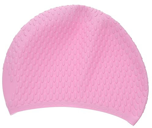 MUSISALY Silicon Schwimmhaube Für Damen wasserdichte Schwimmkappe Für Lange Haare Mit Ohrenschutz Bequeme Und Praktische Schwimmhaube Für Frauen