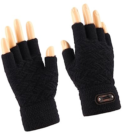 Holibanna Strickhandschuhe Für Herren Winterhandschuhe Mit Touchscreen-funktion Winddicht Und Warm Ergonomisch Geschnitten Verarbeitet Geeignet Für Outdoor-aktivitäten