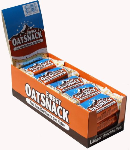 EnergyOatSnack Joghurt-Erdbeere (15x65g) | Kohlenhydrat Energieriegel mit Haferflocken für Sport & Freizeit | Langanhaltende Energie & leckerer Geschmack | Handgemacht & Veggie | Das Original