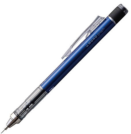 Tombow Mono Graph Shaker Mechanical Pencil 0.5mm, Blue Body (SH-MG41) by Tombow
