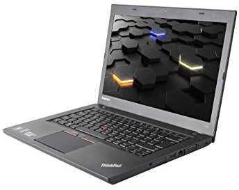 Lenovo ThinkPad T450 I 14 Display 1600x900 (HD+) I Intel Core I5-5200U 2X 2,20 bis 2,70 GHz I 8 GB RAM I 250 GB SSD I VGA I USB 3.0 I Intel HD Grafik 5500 I Win 10 Pro (Generalüberholt)