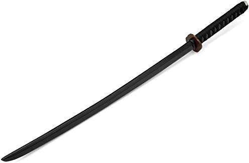 Playwell Martial Arts Deluxe Cordata Adulti in Legno Bokken - Nero Quercia