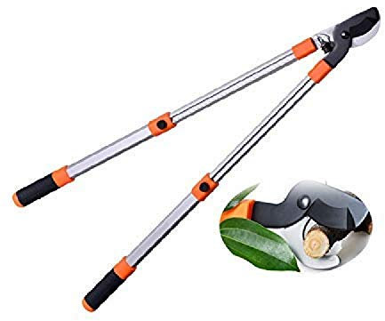 RONGJJ Gartenschere, Gartenschnittbaumheckenzweig Mit Teleskopisch Ausziehbaren Griffen 29-Gang-Scherdurchmesser Mit Verlängertem Intervall ≤ 6 cm