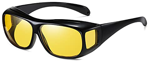 SHEEN KELLY Unisex Wear Fit Over Goggle Rx glasögon rektangulär passform över glasögon solglasögon med sidosköld körlins natthölje skydd skyddsglasögon rem