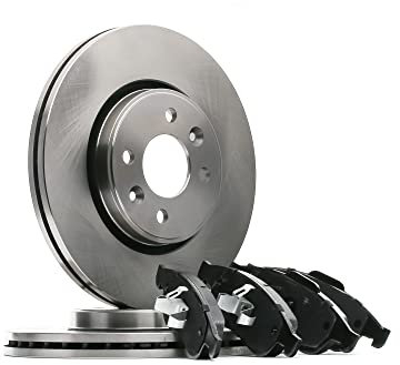 RIDEX 3405B1067 Kit dischi e pastiglie Assale anteriore con clip pistone ventilato